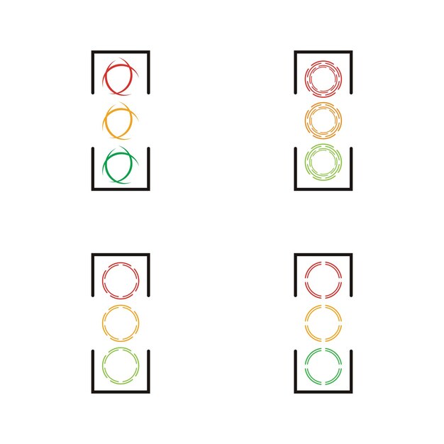 Vector traffic light