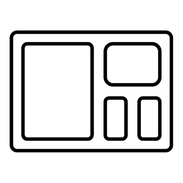 Vector tray icon