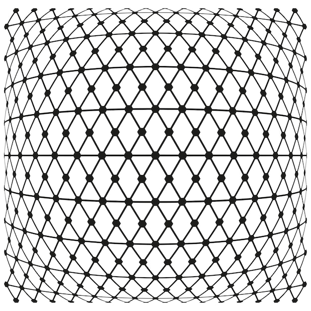 Vector triangle mesh pattern geometric lattice design angular grid texture vector triangular structure