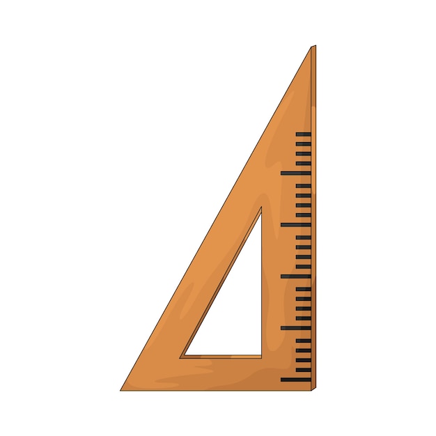 Vector triangle ruler