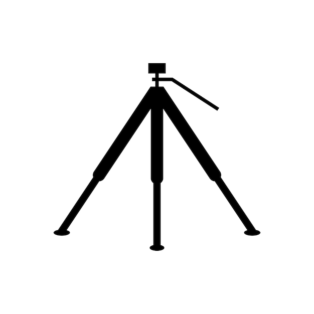 Vector tripod icon illustration