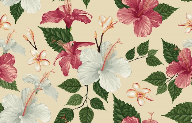 tropical seamless pattern