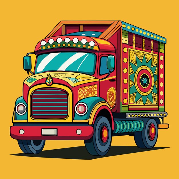 Vector truck art
