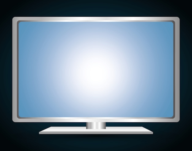 Vector tv screen icon