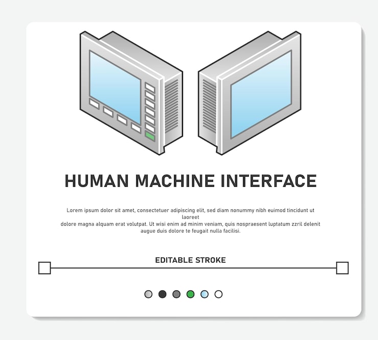 UI Development Digital Menu HMI, SCADA, PLC, network, monitoring, status, website, mobile app screen