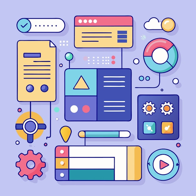 Vector ui vector graphics illustration source file format lossless scaling icon design