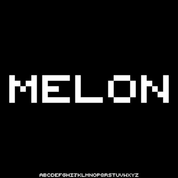 Vector unique bubble style font design vector