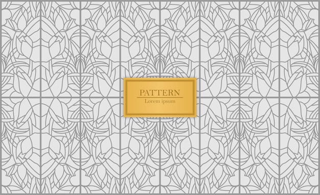 Vector unique pattern by apriyuana