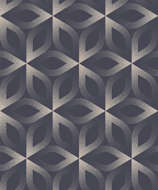 Vector unique sophisticated grid stipple seamless pattern vector abstract background