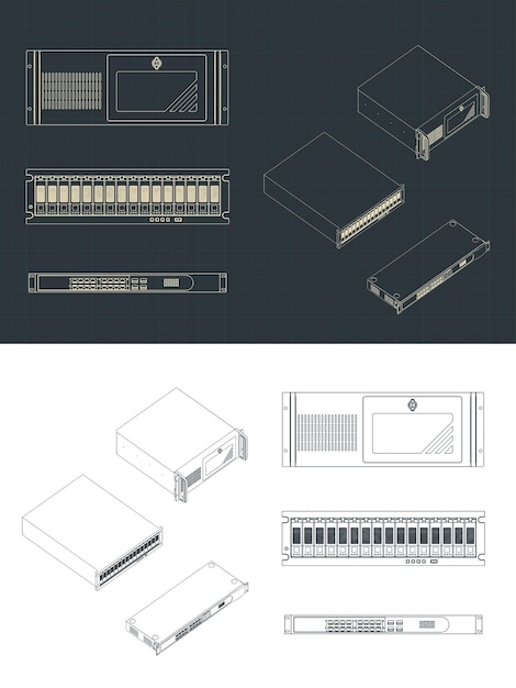 Vector units for server racks and supercomputers blueprints