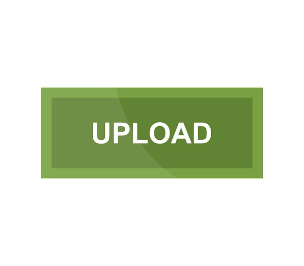 Vector upload button