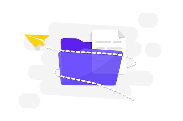 Vector upload document uploading file flat icon share or send document file uploading downloading synchronizing file icon for use on web page mobile apps ui and web hosting