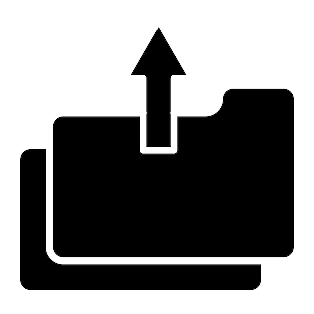 Vector upload file vector illustration