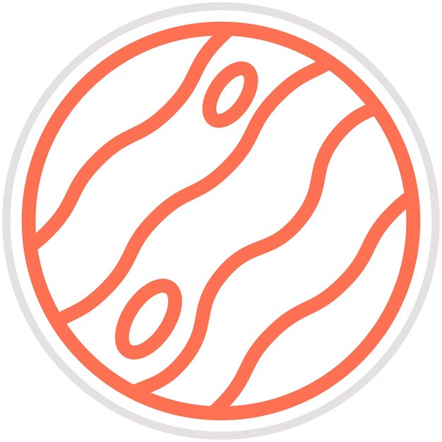 Vector uranus vector icon design illustration