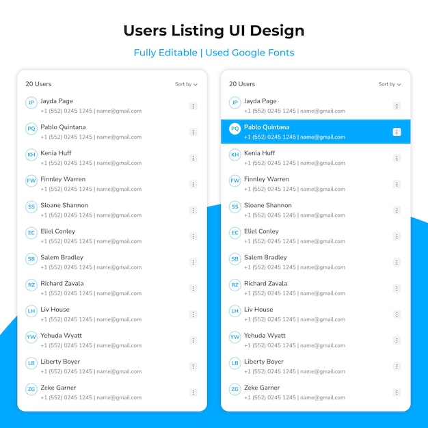 Vector user linting web ui design