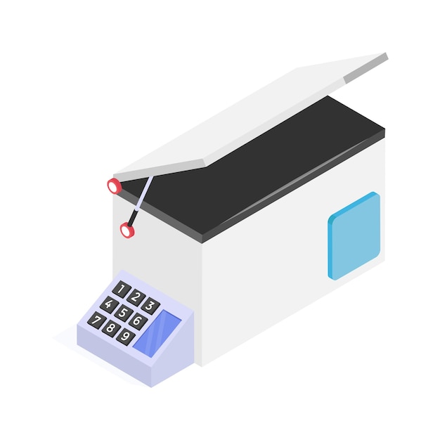 Vector vacuum sealed printer for sensitive material printing