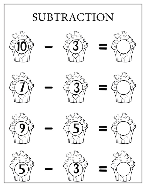 Vector valentine coloring and activities workbook pages