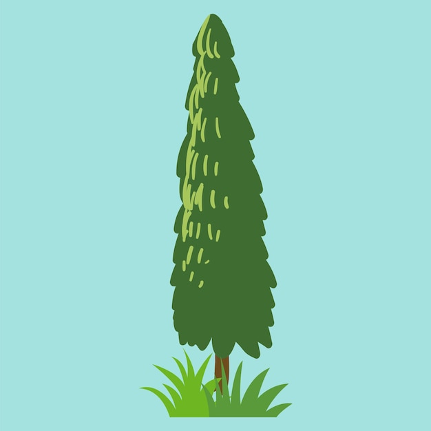 Vector various tree vectors