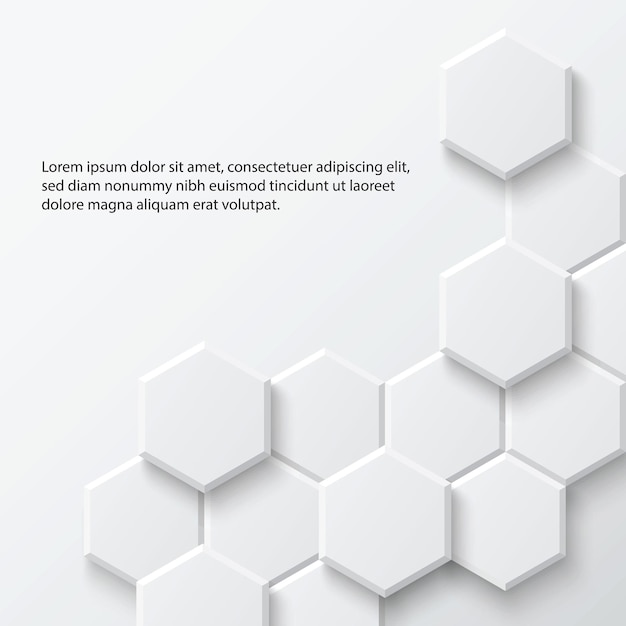 Vector vector abstract color 3d hexagonal background with hexagon element