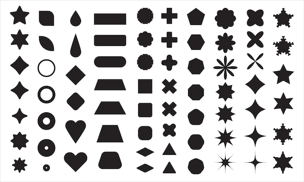 Vector vector basic shape collection