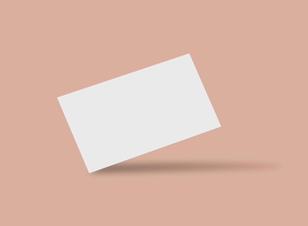 Vector vector business card mockup