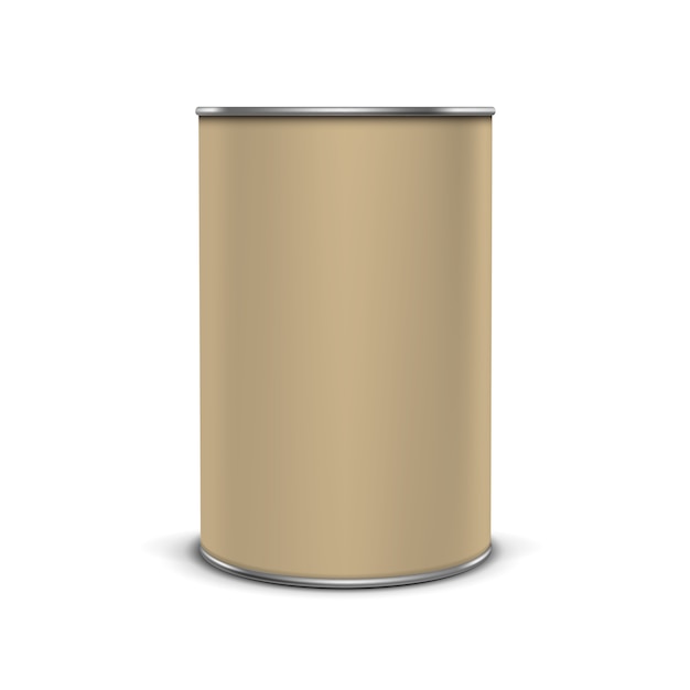 Vector vector coffee tea packaging package bank jar tin pot isolated on white