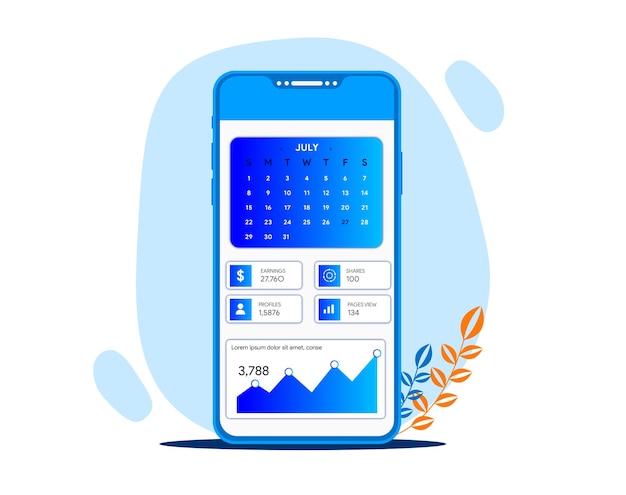 Vector vector dashboard user panel template vactor ui ux elements vactor analytics