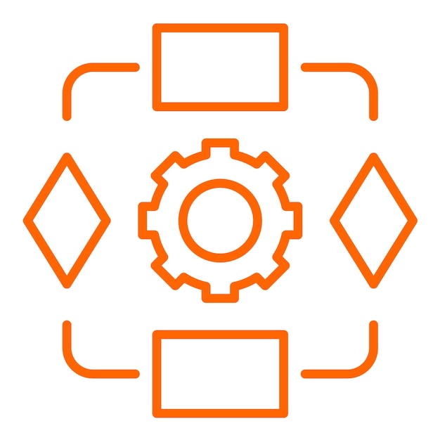 Vector vector design algorithm icon style