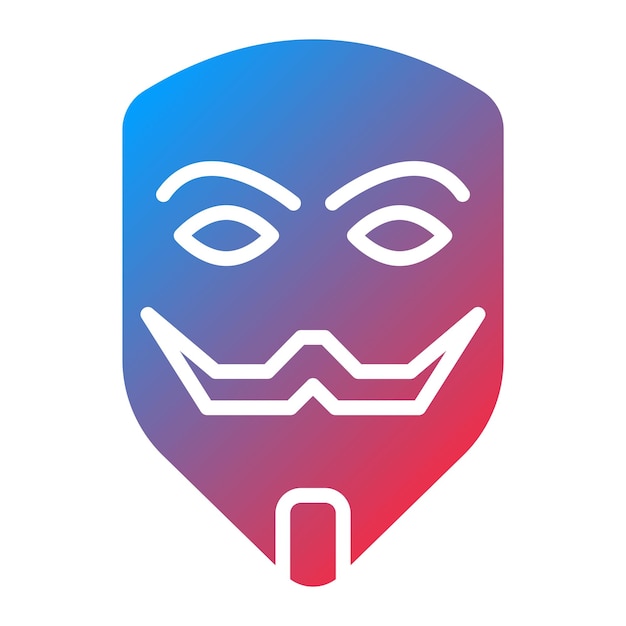 Vector vector design anonymity icon style