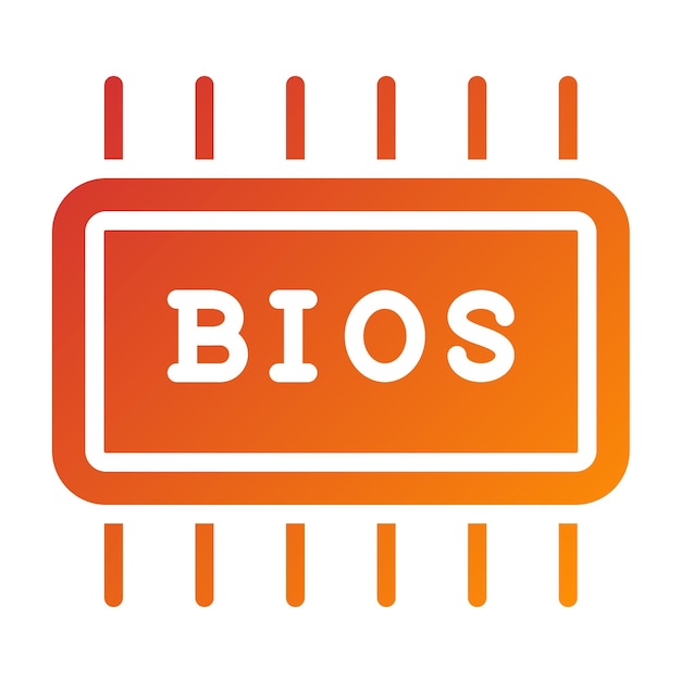 Vector vector design bios settings icon style