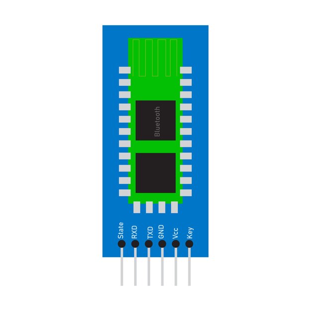 Vector vector design of bluetooth module for arduino