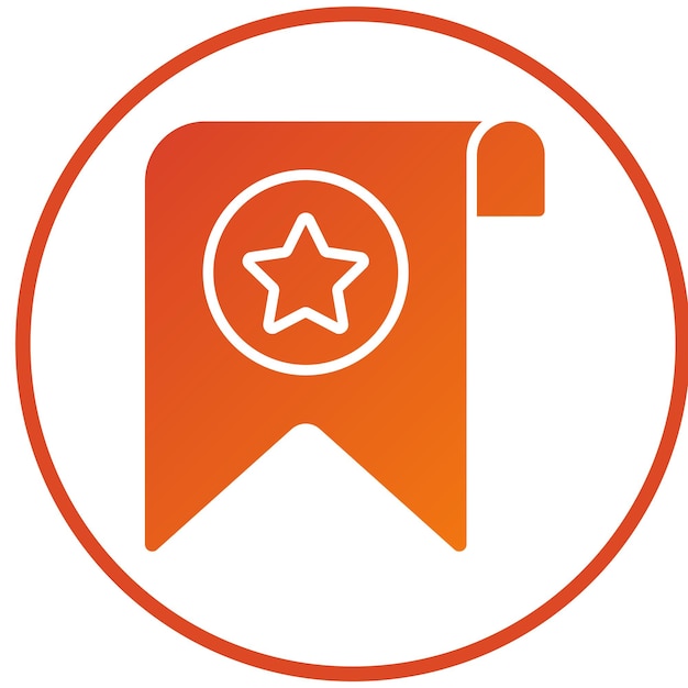 Vector vector design bookmark icon style