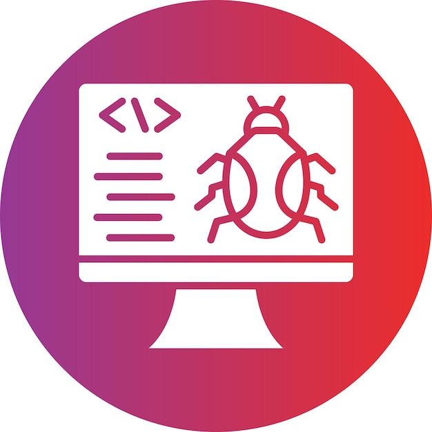 Vector vector design bug icon style