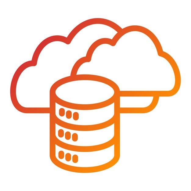 Vector vector design cloud data icon style