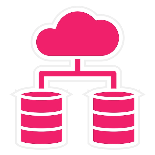 Vector vector design cloud storage icon style