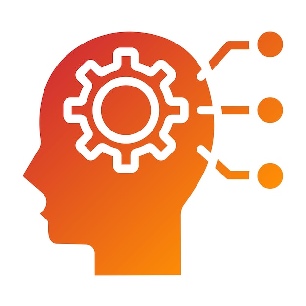 Vector vector design critical thinking icon style