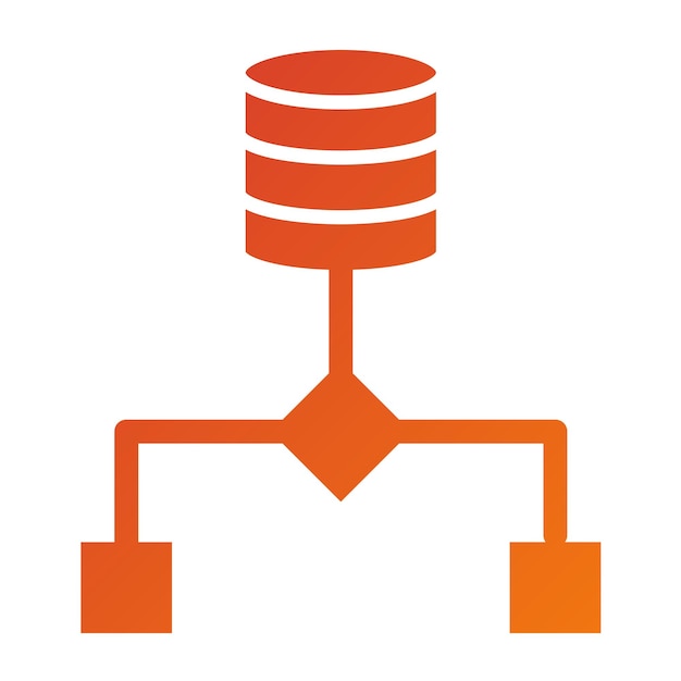 Vector vector design data flow icon style