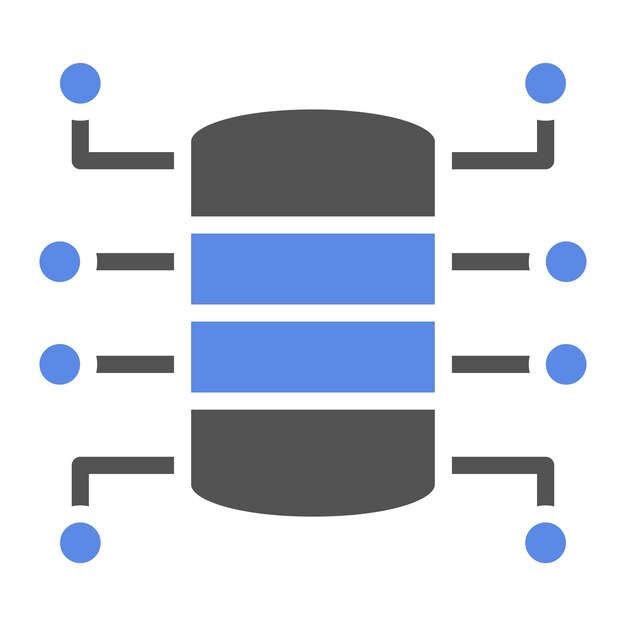 Vector vector design data stream icon style