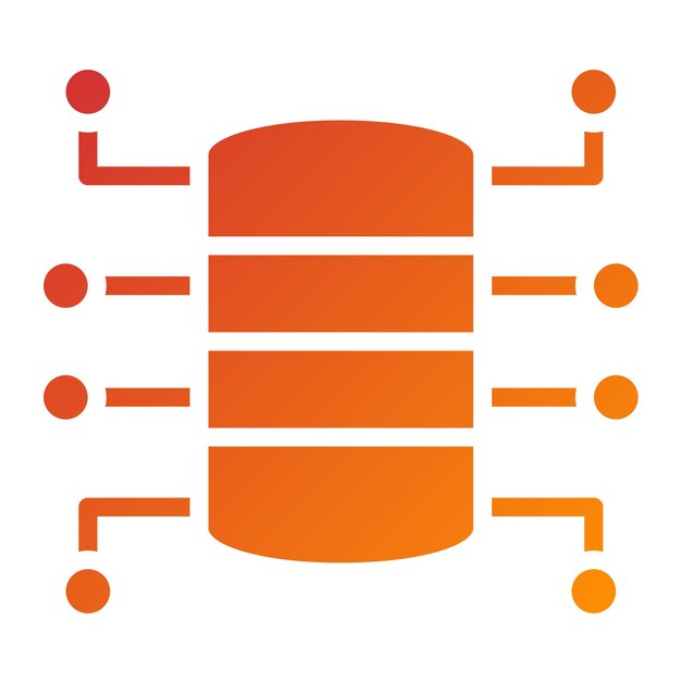 Vector vector design data stream icon style