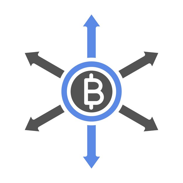 Vector vector design decentralized finance icon style