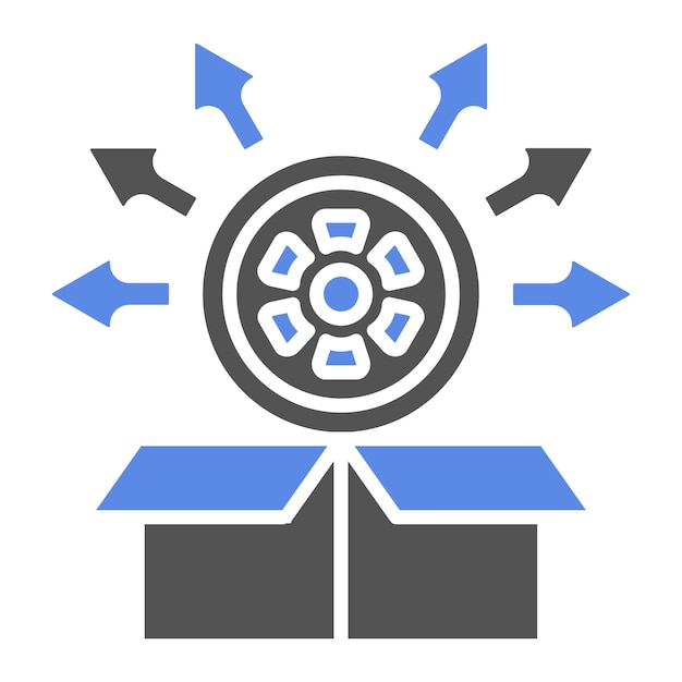Vector vector design distribution icon style