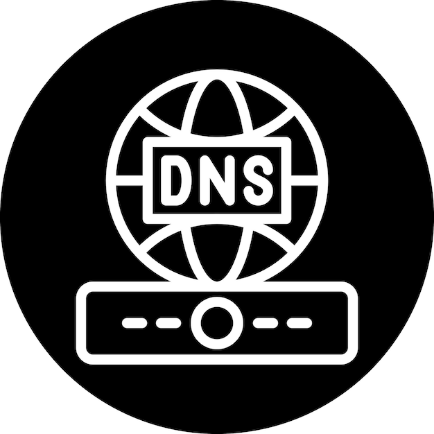 Vector vector design dns icon style