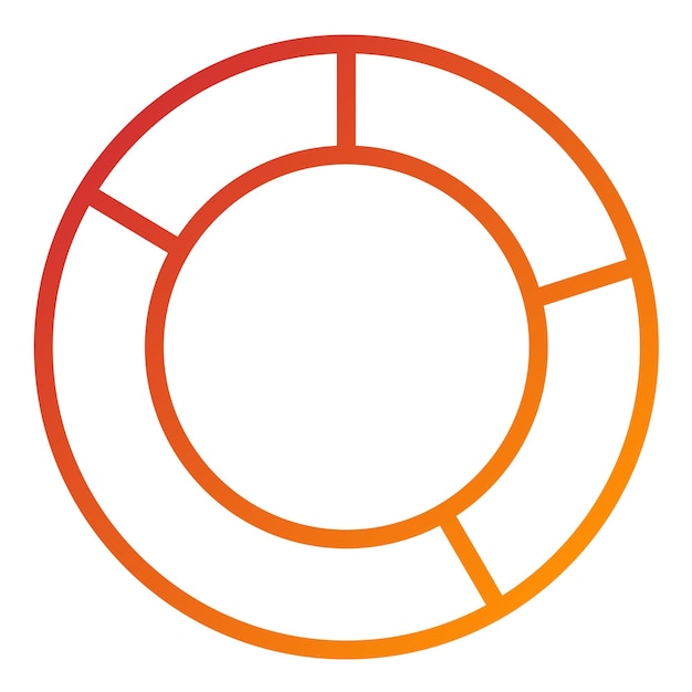 Vector vector design doughnut icon style