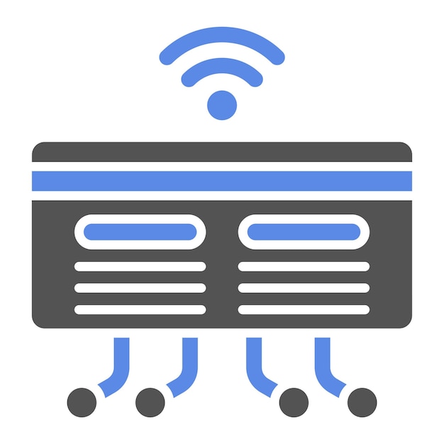 Vector vector design electronic credit card icon style