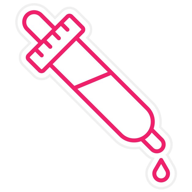 Vector vector design eye dropper icon style
