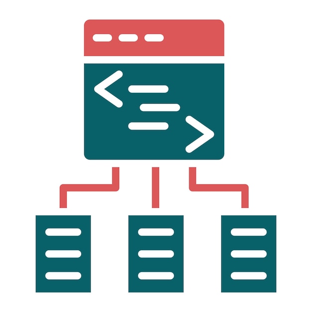 Vector vector design framework icon style