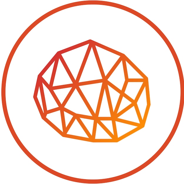 Vector vector design geodesic dome icon style