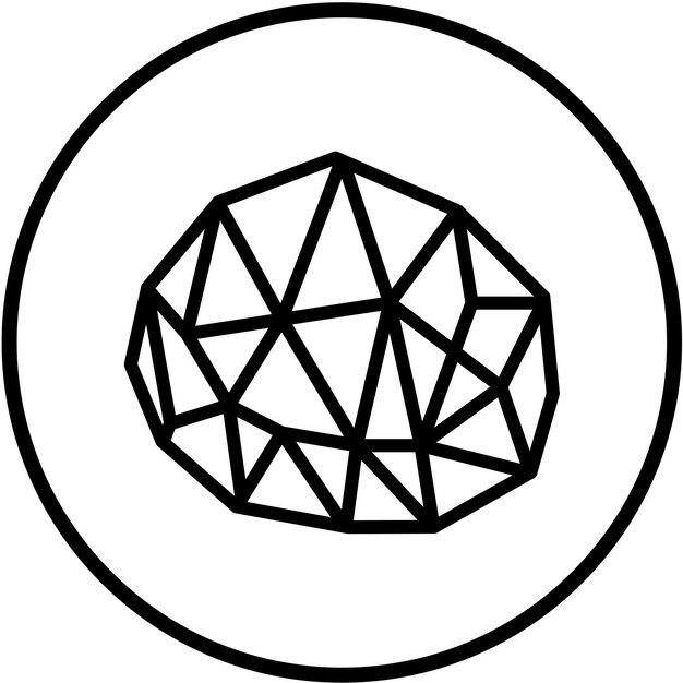 Vector vector design geodesic dome icon style