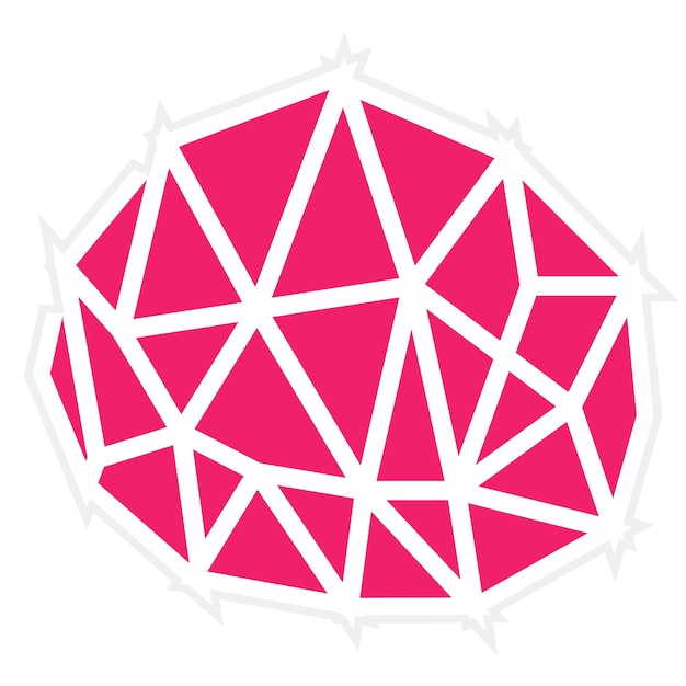 Vector vector design geodesic dome icon style