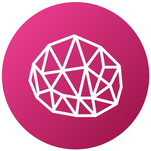 Vector vector design geodesic dome icon style